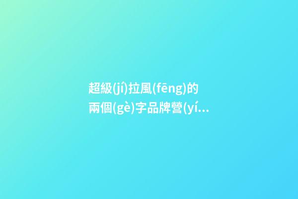 超級(jí)拉風(fēng)的兩個(gè)字品牌營(yíng)銷策劃公司好名 怎樣叫名字